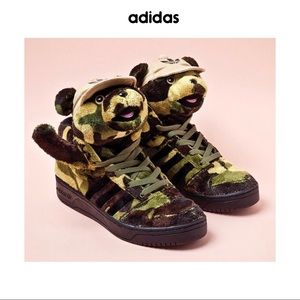 Jeremy Scott x Adidas Camo Teddy Bears